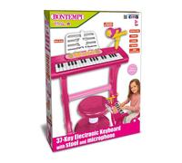Merchandising Bontempi 13 3771: Tastiera 37 Tasti Con Gambe, Microfono, Sgabello