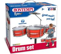 Bontempi | Drucmaster - Drum Set con Tre Tamburi e Piatti per un'Esperienza Unica, 27,4x26,9x17,9 cm