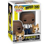 Funko - POP! & Buddy Figura in Vinile Captain Holt con Cheddar - Brooklyn Nine-Nine - Ufficiale
