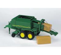 Bruder BRD02017 Rimorchio Pressaballe John Deere