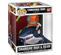 Funko POP! Ride Deluxe: Chainsaw Man: Reze - Chainsaw Man & Beam - Figura in vinile da collezione - Idea regalo - Prodotto ufficiale - Giocattoli per bambini e adulti