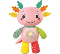 Clementoni Baby Alex l'Axolotl, Peluche Interattivo Parlante in Italiano per Bambini di 6+ Mesi, Stimola Lo Sviluppo Sensoriale e Cognitivo, 100% Lavabile, Lingua Italiana, 17558