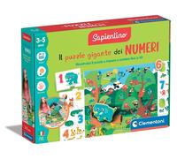Clementoni Sapientino - Il Puzzle Gigante dei Numeri, Gioco Educativo Bambini 3-5 Anni, Puzzle 100x70 cm con Tessere per Imparare a Contare, Made in Italy, Lingua Italiana, 16875