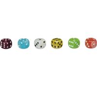 Merchandising Dal Negro: Dadi Puntati Colorati Perlati Mm.16 (50pz)