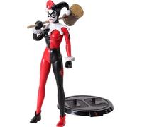 Noble Collection DC Comics Figura flessibile Harley Quinn Jester 16 cm
