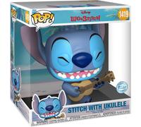 Lilo & Stitch Super Sized Jumbo POP Games Vinyl Figure Stitch w/Uke 25 cm
