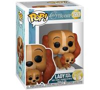 Funko POP! Disney: Lady & The Tramp - Lady With Puppy - Lady And The Tramp - Lilli e il Vagabondo - Figura in Vinile da Collezione - Idea Regalo - Merchandising Ufficiale - Movies Fans