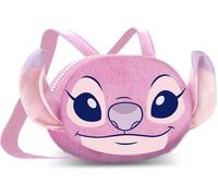 Disney Lilo e Stitch Angel Heart-Zaino Plush Face, Rosa