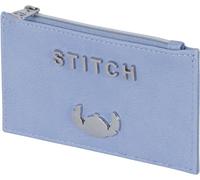 Disney Lilo e Stitch Steel-Portacarte Slim, Blu, 14 x 8 cm