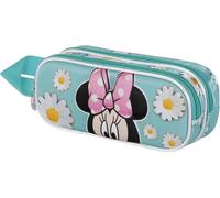 Disney Minni Mouse Spring-Astuccio 3D Doppio, Blu, 22 x 9,5 cm