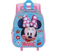 Disney Minni Mouse Happiness-Zainetto 3D con Ruote Piccolo, Blu, 26 x 34 cm, Capacità 7 L