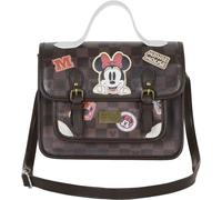 Disney Minni Mouse Journey-Borsa a Tracolla-Zaino Satchel, Marrone, 27 x 20 cm