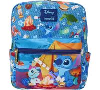 Loungefly Stitch And Scrump All-over Print Camping Mini Backpack Multicolor