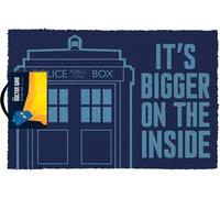 Doctor Who Tardis Più Su Interno Tappetino Ufficiale Zerbino 60 X 40 CM Coir PVC