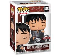 Elvis Presley - Elvis Presley '68 Comeback Special Diamond Glitter Pop Figura i