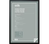 Grupo Erik: Cornice Poster 61 x 91,5 cm Nero - Cornice per Poster da parete grande, in legno MDF, Cornice per Maglia da Calcio, Cornice per quadri grandi
