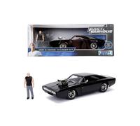 Jada Fast And Furious Dom And Dodge Charger R/t Metal Car Figure Nero