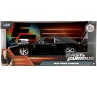 FAST FURIOUS Modello DODGE CHARGER 1970 Nera Lucida DOM 22cm 1:24 Originale JADA