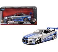 Jada Toys, Inc. 253203044 Fast e Furious 2002 - Accessori Nissan Skyl, colore: Blu