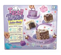 Tasty tinies - gift pack - regalo di compleanno - pasticceria creativa bambini 6+ - 4 torte + glassa + decorazioni + accessori - 25 sec microonde