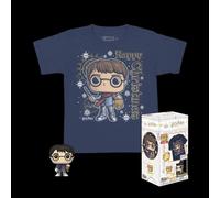 Funko Pocket Pop & Tee: Harry Potter - Holiday Harry - Für Kinder - Medium - T-