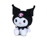 Hello Kitty Kuromi Plush, 30 cm, Soft Toy, Cute Kuromi Character Doll, Merchandise ufficiale Sanrio, per fan, collezionisti e bambini, adatto per età 4+