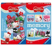 Ravensburger - Multipack Memory® e Puzzle di Hello Kitty, Puzzle e Gioco per Bambini, Età Raccomandata 4+