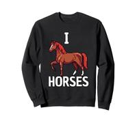 Merchandising I Love Horses Felpa