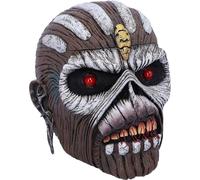 Nemesis Now - Scatola a forma di testa di Eddie di The book of souls degli Iron Maiden, con licenza ufficiale, colore marrone, 18 cm