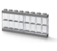 Room Copenhagen Espositore per 16 Minifigures LEGO, contenitore impilabile da parete o scrivania, Grigio, Grande