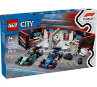 Merchandising Lego: 60444 - City Formula 1 - Garage Con Monoposto Mercedes-AMG E