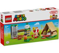 LEGO Super Mario In Campeggio con Capitan Toad - Giocattolo Interattivo con 3 Figure tra cui un Goomba, una Tenda e un Ponte che Crolla - Regalo da Gaming per Bambini e Bambine da 6 Anni in su - 72040
