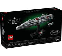 Lego star wars 75405 starcruiser home one, astronave da collezione con fregata medica nebulon-b, regalo adulti, uomo e donna