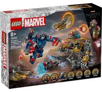 LEGO ǀ Marvel Avengers: Endgame Thor Contro Chitauri - Giocattolo con Mech, Figura di Gorilla e 7 Minifigure tra cui Thor, Rocket e Iron Patriot - Regalo da Supereroi per Bambini da 8 Anni - 76322