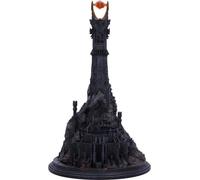 Nemesis Now Barad Dur - Bruciatore di incenso a riflusso del Signore degli Anelli, 26,5 cm, in resina, colore nero, prodotto con licenza ufficiale Sauron™, realizzato in resina di alta qualità,