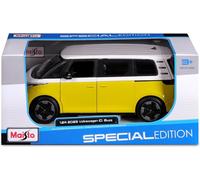 VW Id. Buzz 2023 Bianco Giallo Modellino Auto 1:25 Maisto