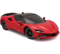 Maisto Ferrari SF90 stradale, scala 1:24, replica ufficiale con telecomando 2.4 GHz, batteria ricaricabile, 6 direzioni, design realistico per fan e collezionisti (78400)