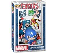 Merchandising Marvel: Funko Pop Comic Cover - Captain America (Vinyl Figure 27)