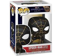 SPIDERMAN NO WAY HOME Action Figure SPIDER MAN VESTITO NERO E ORO FUNKO POP...