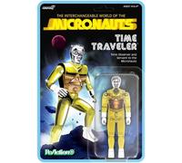 Super7 Reaction+ Micronauts Time Traveller (giallo traslucido) - Action figure Micronauts da 10,2 cm con accessori - Classici cartoni animati da collezione e giocattoli retrò