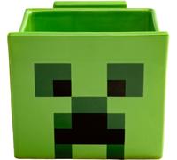 Paladone Minecraft Creeper ciotola per snack in ceramica con supporto per telefono, utensili da cucina con licenza ufficiale, regali per ragazzi, ragazze, bambini e adulti