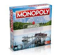 Winning Moves Monopoly Abbruzzo & Molise - giochi da tavolo, giochi da tavolo adulti, giochi da tavolo bambini, giochi da tavolo per 2, da 2 a 6 persone, età 8+