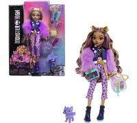 Monster High Clawdeen Lupo Moda Bambola Con Animale Cane Crescent Toy Nuovo Box