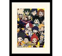 Merchandising My Hero Academia: Pyramid - Chibi Characters (Stampa In Cornice Bo