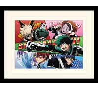 My Hero Academia: Pyramid - Comic Action (Stampa In Cornice Bordata Vetro 30X40C