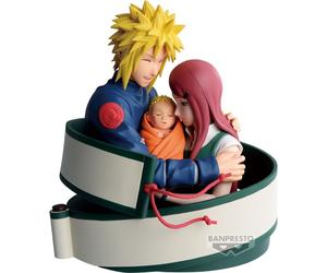Merchandising Naruto: Banpresto - Naruto 72 Series - Minato & Naruto & Kushina (