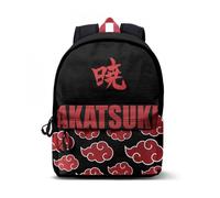 Naruto Kanji-Zaino HS PLUS, Nero, 30 x 44 cm, Capacità 23 L