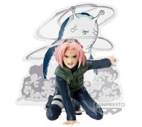 Banpresto Naruto Shippuden Panel Spectable Sakura Haruno - Figura de Coleccion - Altura 9cm aprox - Fabricada en PVC y ABS