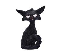 Nemesis Now Kit 21 cm, resina, nero, figura di gatto stravagante, ornamento gatto nero sciocco, regalo da collezione, fuso in resina finissima, sapientemente dipinto a mano