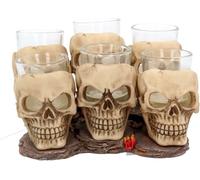 Nemesis Now: Six Shooter Skulls 10Cm (Set Of 6) - AA.VV.